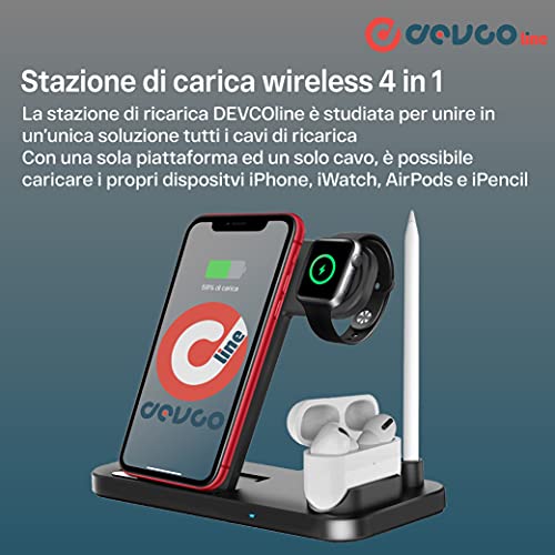 Stazione supporto di carica 4 in 1 caricatore