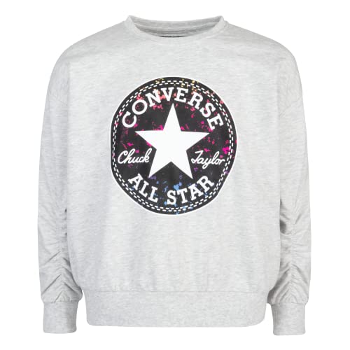 Converse Girl's Ruched Chuck Patch Crew (Big Kids)