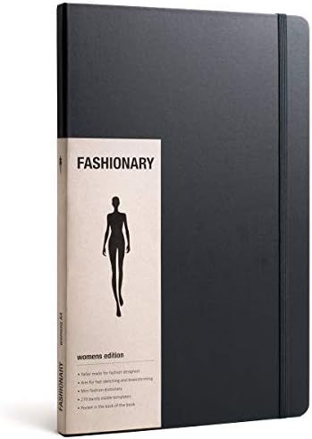 Fashionary Womens Sketchbook A4 Hardcover – 8 Jan. 2010