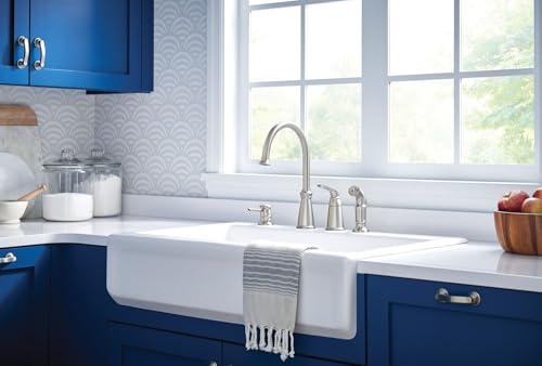 Moen Whitmore Spot Resist Stainless One-Handle High Arc Kitchen Faucet, 87044SRS - image 8
