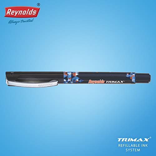 Bolígrafos Reynolds Trimax 0.5mm Negra Pack 5 miniatura 5