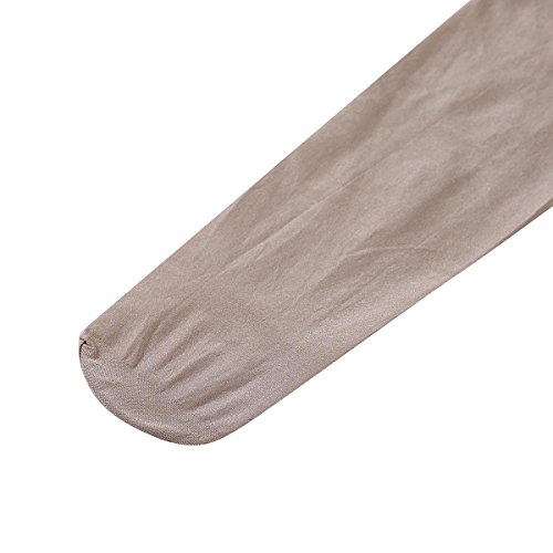 Image of ranrann Women's Ultra Shimmery Stretch 70D Thickness Footed High Waist Silk Stockings Pantyhose Tights