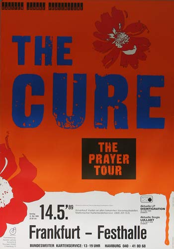 The Cure - The Prayer 1989 - Poster, Concertposter, Concert