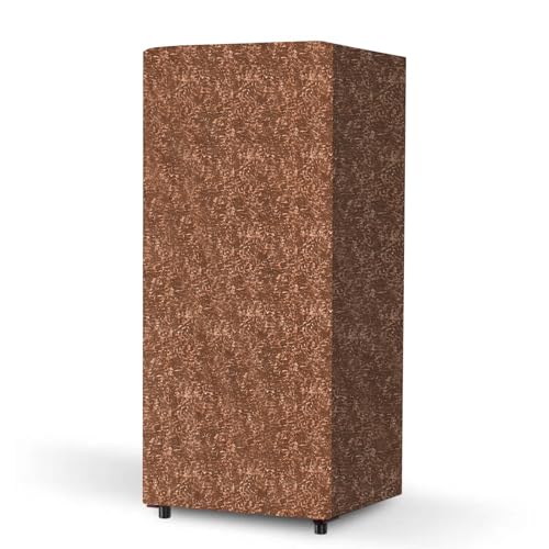 Image of Durable Fridge Cover Single Door 180 to 220 Litre Easy to Clean Dustproof and Waterproof Printed Refrigerator Cover 150x60 cm