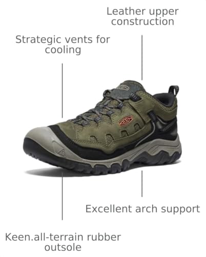 Image of KEEN Men's Targhee 4 Vent Durable Breathable Hiking Shoes
