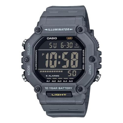 Casio AE-1600H Series | Grey | 10-Year Battery | LED Illuminator | Digital Watch - image 1