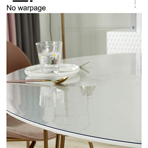 Nappe de table transparente anti-choc protège-table en verre