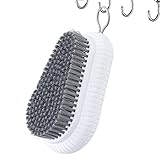 Theaceae Handbürste - rutschfeste hängende Fingernagelbürste Nagelpeelingbürste,Vielseitige Nagelpeelingbürste für Erwachsene und Kinder für Maniküre, Pediküre, Zehen, Fingernägel