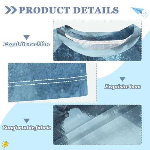 Kids Swimsuit Yak Deer Snow Real Sunscreen T-Shirts Swimwear Sets UPF 50+3