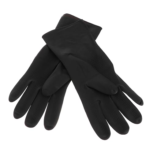 SOESFOUFU Hair Shampoo Gloves Waterproof Anti-slip Gloves for Women Men Reusable for Hair Dyeing Barber