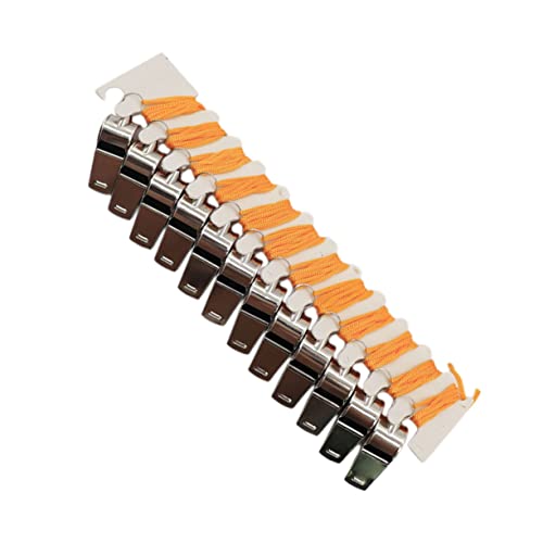 Silbatos de acero con cuerda YARNOW, pack 12 unidades miniatura 6