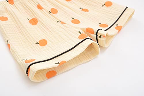 Image of BINIDUCKLING Toddler Pajama Set Short Sleeve Sleepwear Boy Girl Button Down Pjs Cotton Loungewear Nightclothes