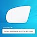 Car Exterior Mirror Replacement Glass for Benz W205 C200L W253 GLC260 W213 E260L Left Side,A0998101116, Side Mirror Lower Glass Side View Exterior View Mirrors Glass Accessories