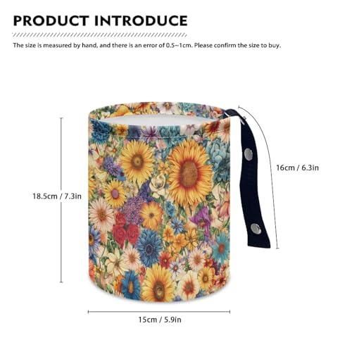 Image of Car Front Seat Can Leak Proof Front Seat Back Seat Garbage Container Bag Kitchen Rubbish Bin Fashion Vehicle Organization Bin, Mushroom Star