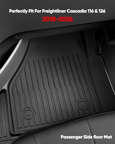 Image of TAPTES Floor Mats Cab Mats for Freightliner Cascadia 2018-2026
