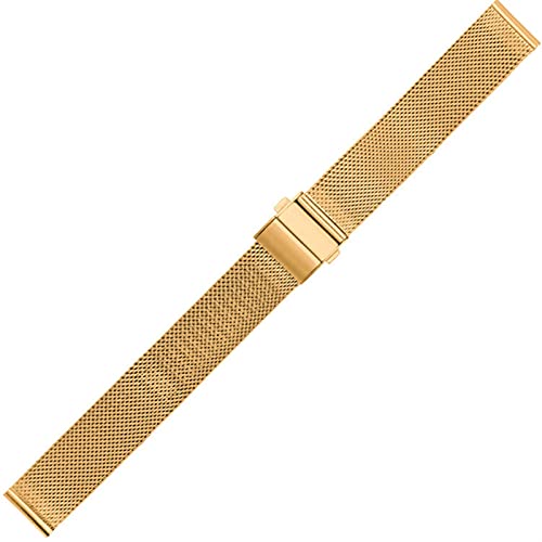 Bracelet montre 22mm acier inoxydable sans outil argenté
