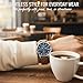 Distinctive Mens Analog Chronograph Watches with Auto Date & Multi Subdials, Fashion Casual Sport Quartz Wrist Watches with Luminous, 3ATM Waterproof, Valentines Day Gifts for Him, Boyfriend, Husband, Dad (Silver&Blue, N)