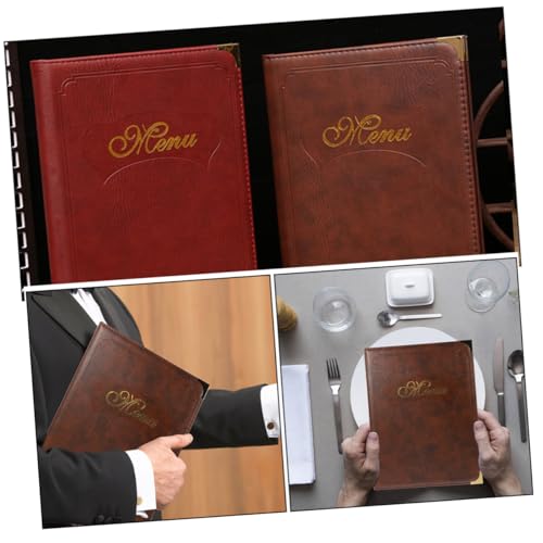 Carnet de menus simple POPETPOP lot de 2 bloc-notes pour serveurs - 4