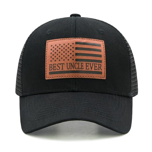 Image of Waldeal Papa Trucker Hat, Adjustable Snapback Dad Hats for Men, Fathers Day Birthday Gifts from Daughter