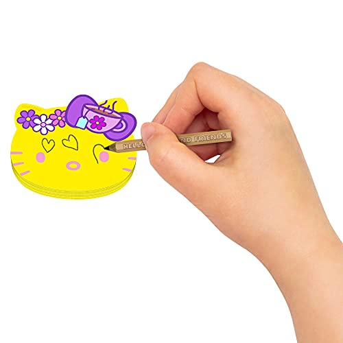 Sanrio Hello Kitty Coffret Compact L’Heure du Thé avec 2 mini-figurines, crayon, carnet de notes et accessoires, jouet pour enfant, GVB31