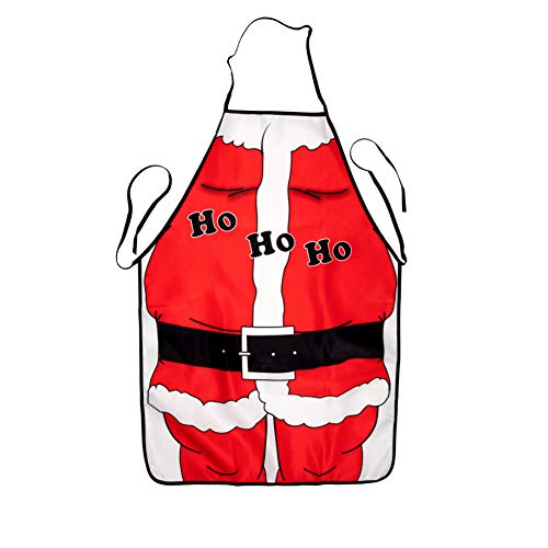 Father christmas ho ho ho novelty apron