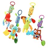 Suspendu au lit - le dessin animé et le design intéressant répondront bien aux besoins du bébé et auront un effet de compagnie, éducatif