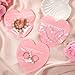100 PCS Pink Heart Shaped Bag, 4