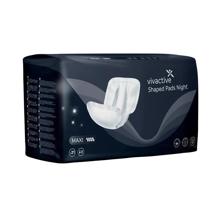 Vivactive Geformte Binden Night Maxi, 3500 ml, 21 Stück
