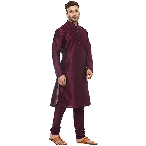 Image of Royal Kurta Men's Silk Blend Kurta Pyjama Set