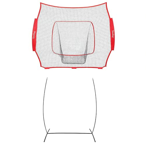 7'x7' Baseball Replacement Net (Net Only), Portable Pitching & Training Net, Simple and Quick Installation, Easy Setup for Beginners & Skilled Players by Tewdug - Image 6