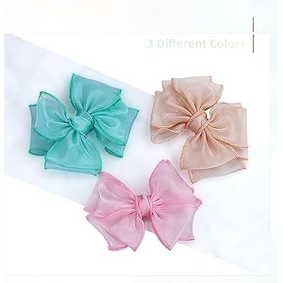 3 Pack Bows for Cranial Helmet Bow Patch Cranial Band Bow Plagiocephaly Helmets Bow
