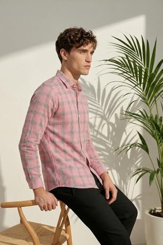 Image of Allen Solly Men Cotton Blend Regular Fit Shirt