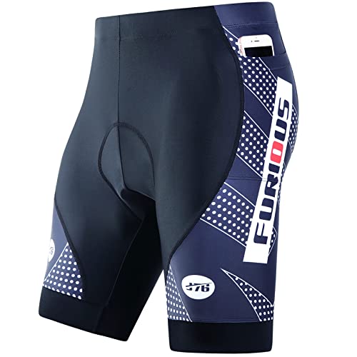 Shorts para ciclismo hombre con acolchado 4D miniatura 1