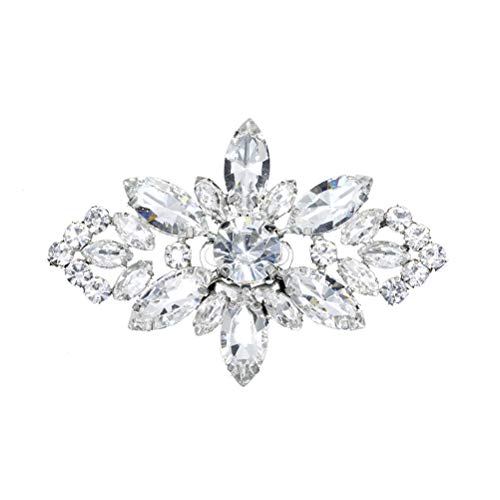 Amosfun - 2 clip per scarpe da sposa, decorazione