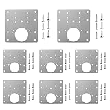 Made from high-quality stainless steel that resists rust, , and wear, these repair plates provide long-lasting reinforcement to hinge holes, ensuring your cabinet doors remain stable and securely fastened for without additional
