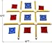 OTTARO Outdoor Games for Adults and Kids, Yard Toss Games with Portable PVC Framed, Giant Tic Tac Toe Game Outdoor Indoor
