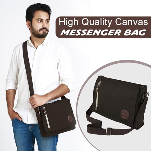 Image of Storite Sling Cross Body Travel Office Business Satchel Messenger One Side Shoulder Bag for Men & Women