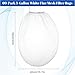 60 Pcs Paint Strainer Bags, 5 Gallon Elastic Top Fine Mesh Strainer Disposable Painting Strainers Bag Hydroponic Filter Tool for Nut Milk, Juice, Home Brewing, Gardening, Plant Protection(White)