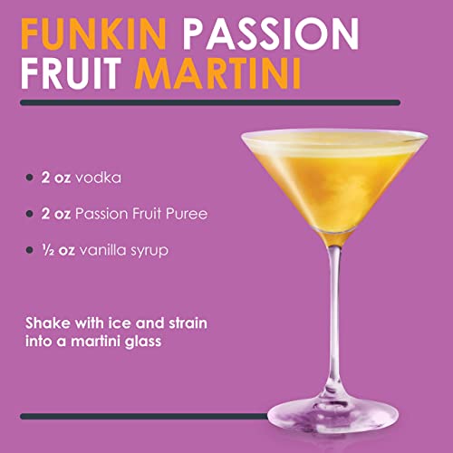 image for Funkin Passion Fruit Puree | Real Fruit, Two Ingredient, Natural Mixer