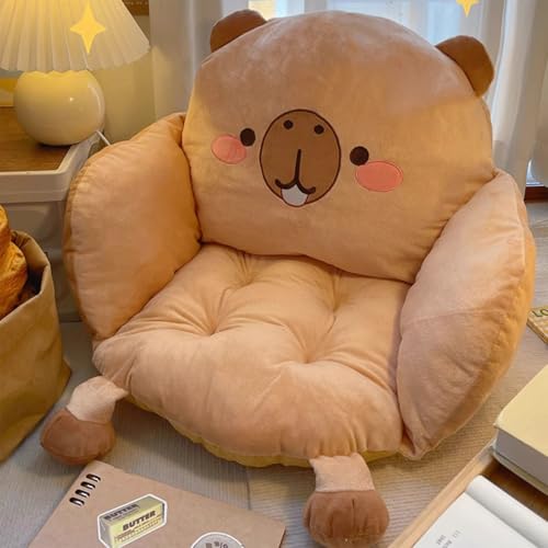Ditucu Capybara Almofada de assento Kawaii almofadas de cadeira 45 x 39,9 cm coisas fofas confortáve