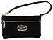 Michael Kors Jet Set Signature Logo Large Wristlet / Handbag in Black