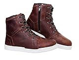 Resistente al agua Pilgrim Botas de moto impermeables Cafe Racer botas de montar para motocicleta urbanas (10 UK)