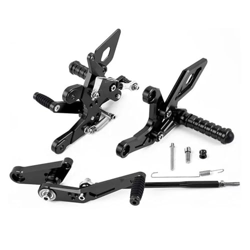 Repose-pieds réglables moto avec grip maximal pour optimiser l'angle des CB500F