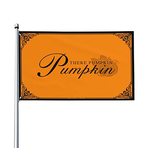 Drapeau Hey There Citrouille 152x244 cm parfait pour décorer votre man cave cet automne