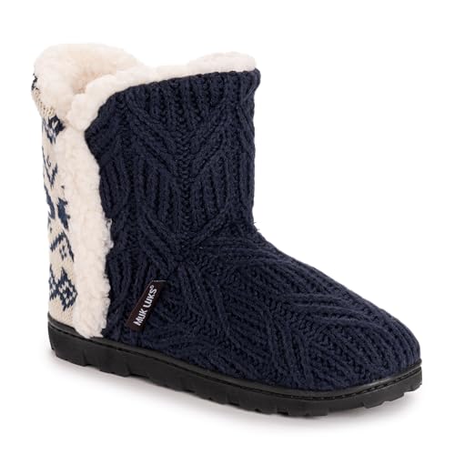 MUK LUKS Women's Cheyenne Tread Boot Slipper, DK...