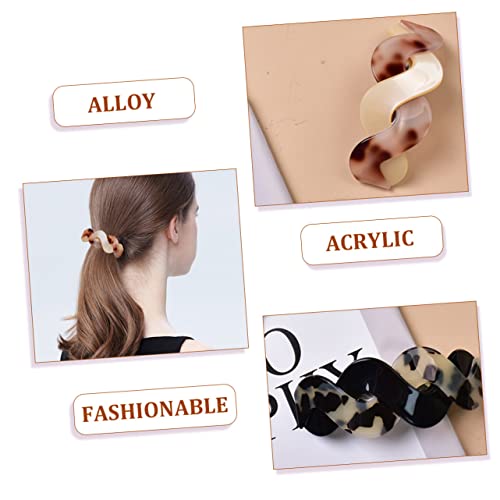 minkissy 3 peças de clipes para coque mola rabo de cavalo suporte para presilhas de cabelo