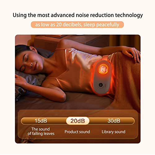 Fast Heating Belly Wrap Belt with 3 Heat Levels and 5 Massage Modes Back or Belly Heating Pad for Women and Girl Portable USB (Pink) - Image 5