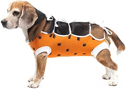 E-Collar Alternative for Cats and Dogs: After Surgey Wear. Recommended by Vets (X-Small, Orange)