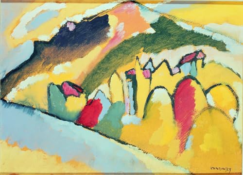 Tableau Toile Kandinsky décoration murale affiche d'art moderne 60x90