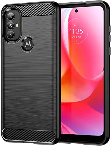 Folmeikat Moto G Power 2022�p�P�[�X �Ռ��z�� �_�� TPU ���o�[ �ی�g�ѓd�b�J�o�[ Moto G Pure/Moto G Play 2023�p �u���b�N